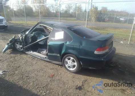 1998 Honda Civic Ex z USA, uszkodzony, nr VIN 1HGEJ8243WL028465